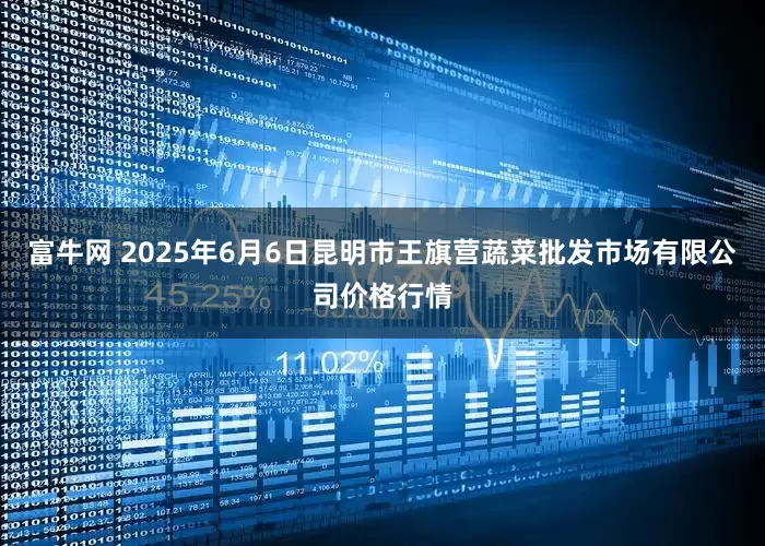 富牛网 2025年6月6日昆明市王旗营蔬菜批发市场有限公司价格行情